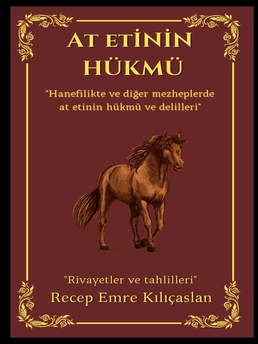 Title details for At etinin hükmü by Emre Kılıçaslan - Available